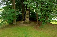 Monument in Mezotne park